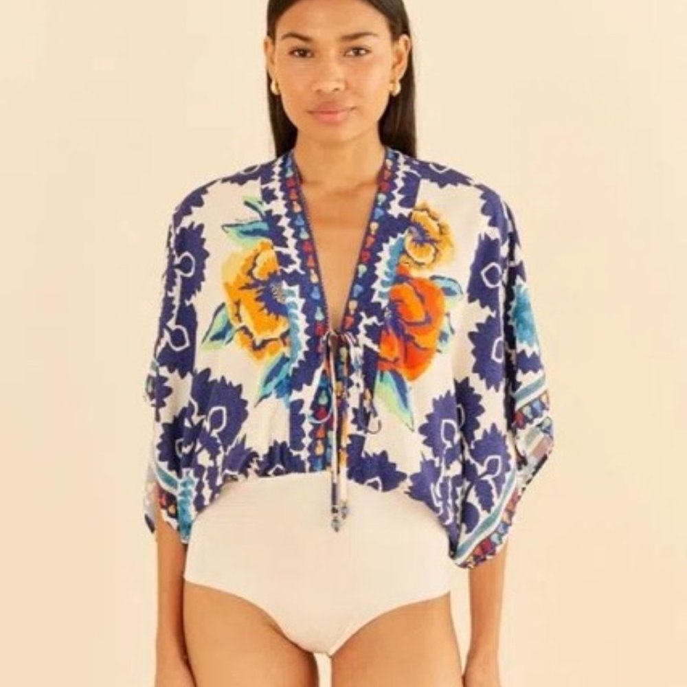 Farm Rio antwerp printed bodysuit